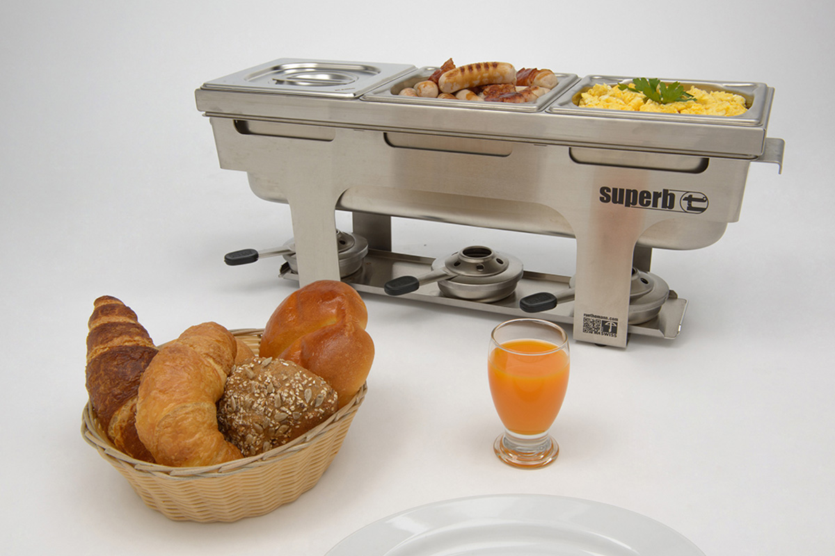 superB-warmhalten-brunch Chafing Dish Catering Brunch Swiss Made